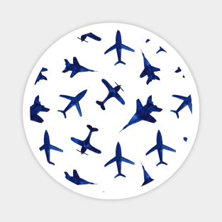 Blue airplanes Magnet